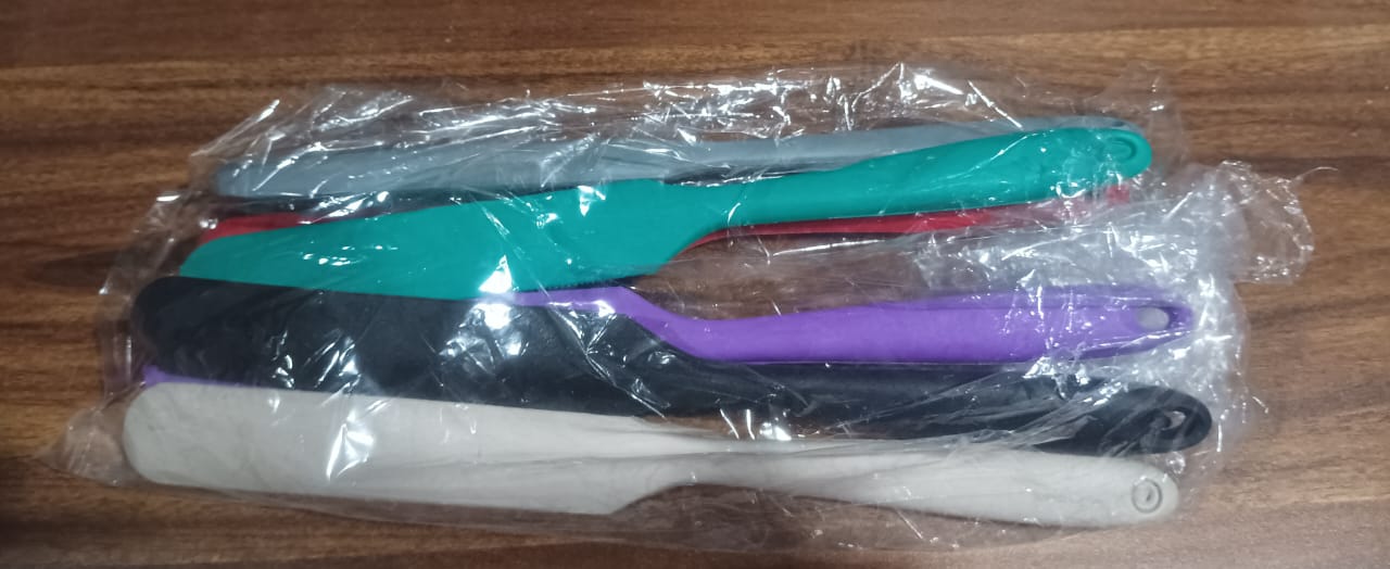 5618 Dough Scraper Silicone Cake Spatula Non-Stick Butter Scraper Cake Mixer Ice Cream Scraper Kitchen Pastry Baking Supplies Spatula Silicone (6 Pcs Set / 25 CM) 5618 Dough Scraper Silicone Cake Spatula Non-Stick Butter Scraper Cake Mixer Ice Cream Scraper Kitchen Pastry Baking Supplies Spatula Silicone (6 Pcs Set / 25 CM)